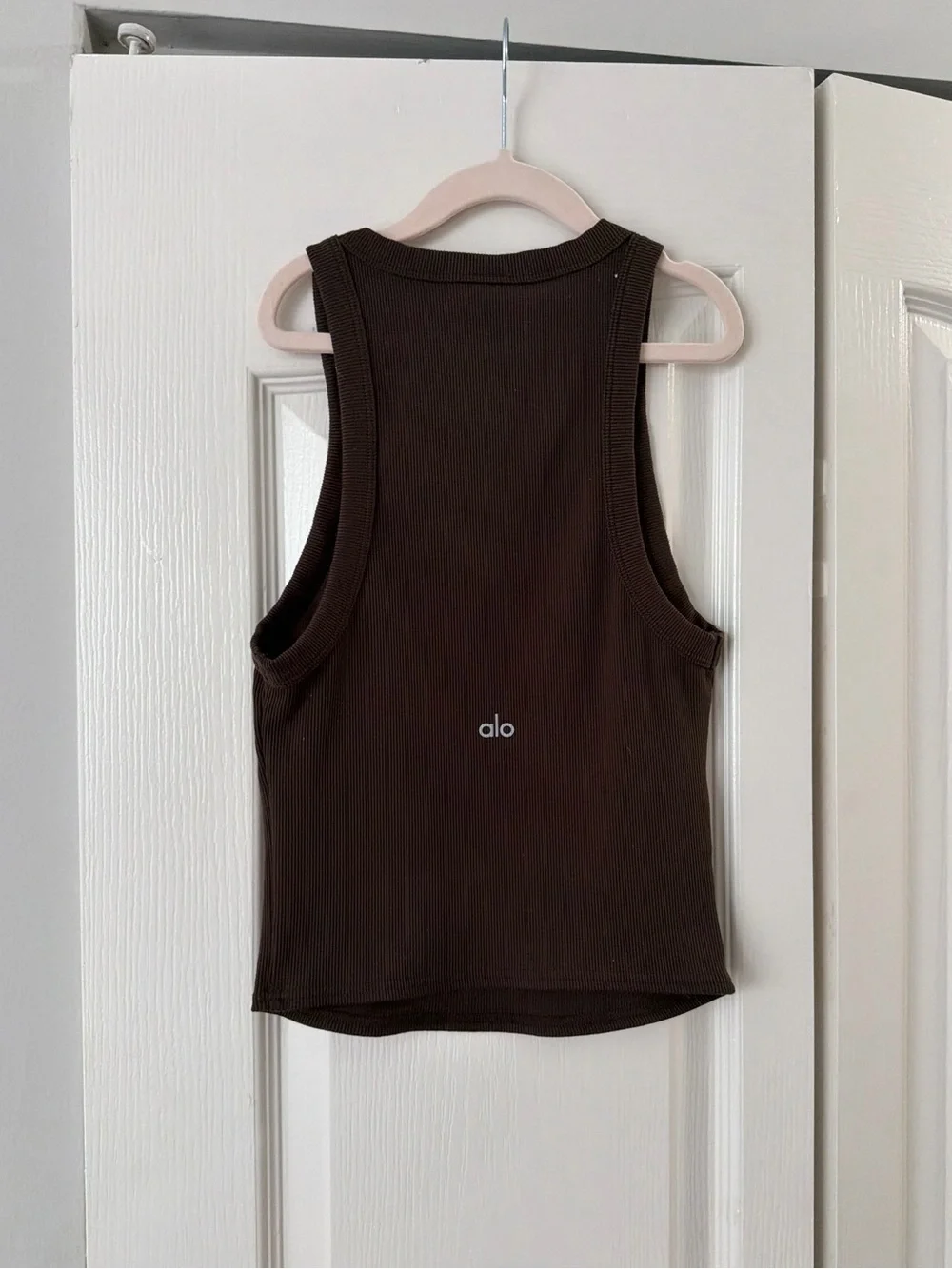 ALO Yoga Ribbed Racerback Crop Tank Top